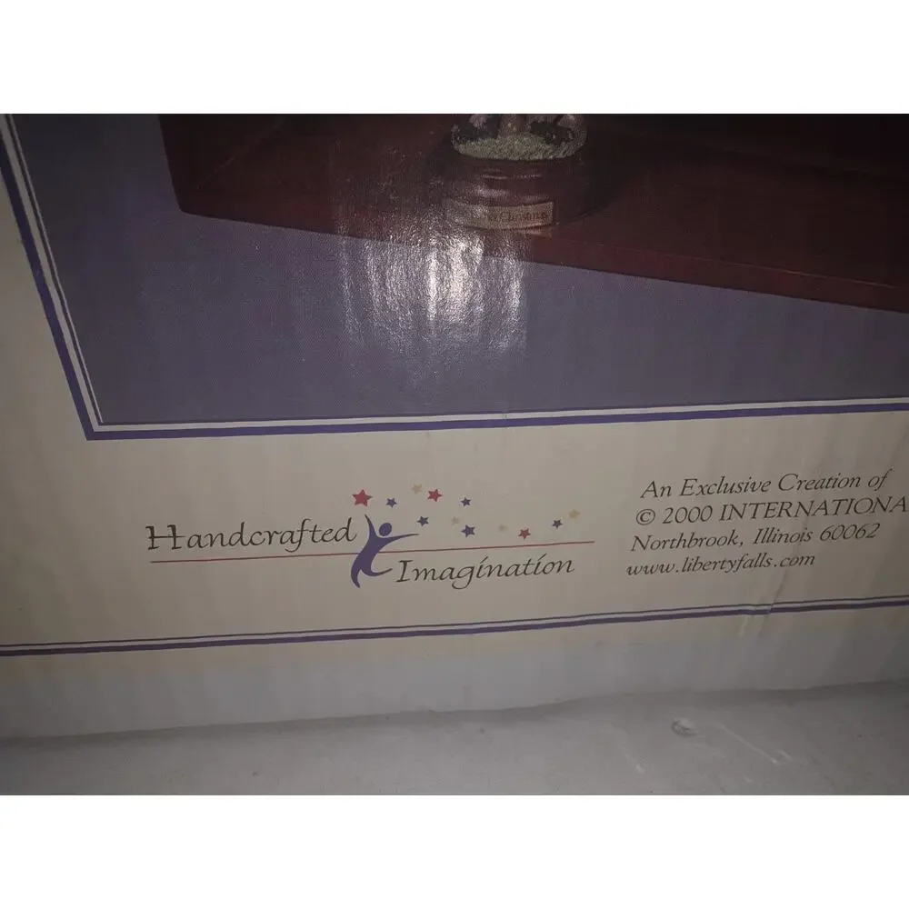 Vtg NIB 2000 Handcrafted Cherry 3 shelf display